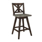Amsonia Gray/Black Counter Height Set