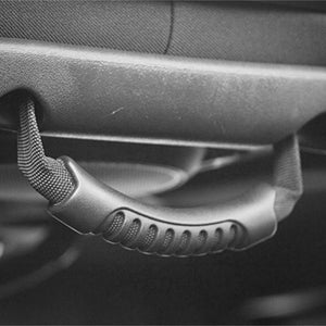Rugged Ridge Rear Side Grab Handles Black 07-18 Jeep Wrangler Unlimited JK