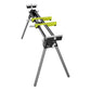 12 in. Sliding Miter Saw with LED and Miter Saw Stand with Tool-Less Height Adjustment