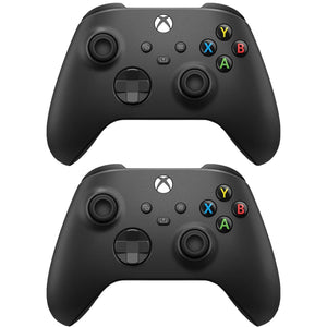 Microsoft Xbox Core Wireless Controller 2-Pack Bundle - Carbon Black - Xbox Series X|S, Xbox One, and Windows Devices