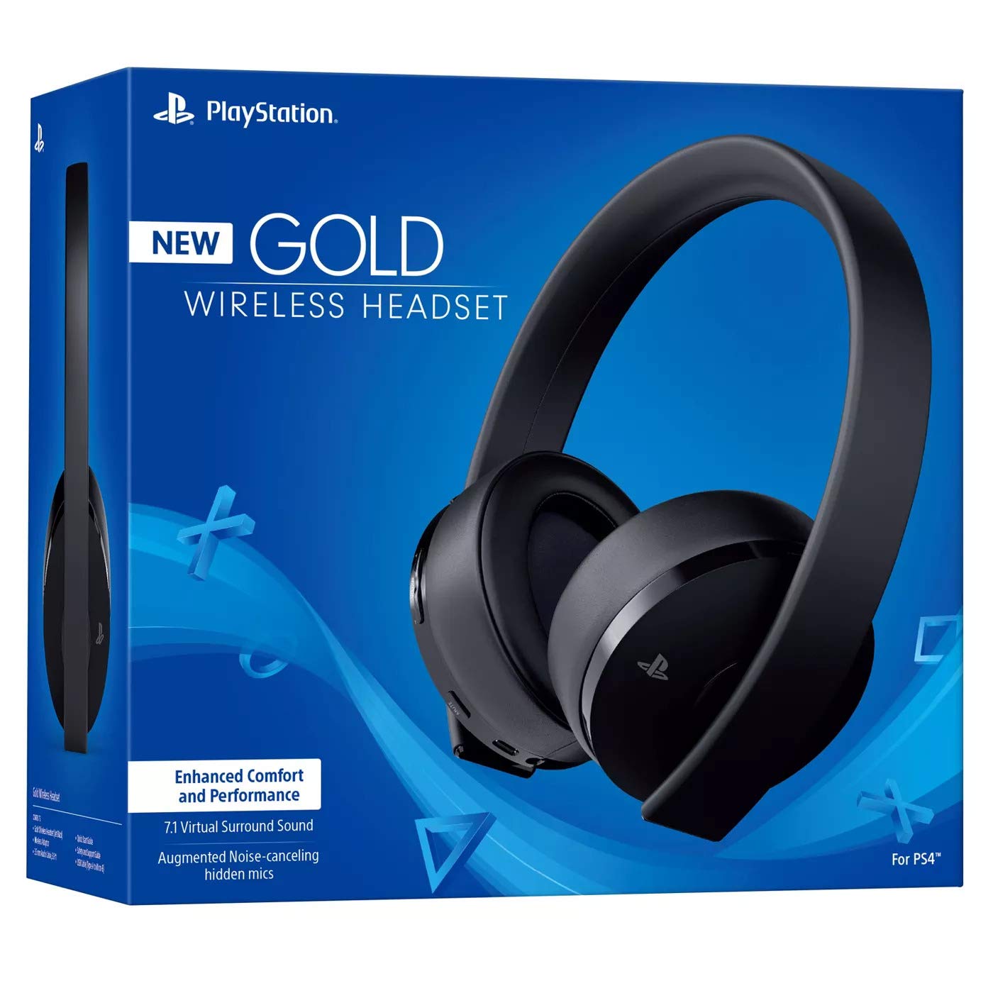 PlayStation Gold Wireless Headset Black (PlayStation 4)