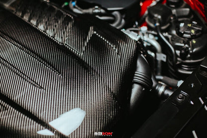 Seibon Carbon Fiber Engine Cover | 2020+ Toyota Supra GR A90