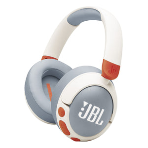 JBL Junior 470 Kid Safe On Ear Wireless Noise Cancelling Headphones (White)