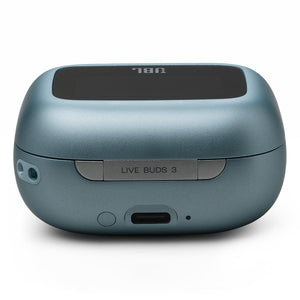 JBL Live Buds 3 Noise-Cancelling Earbuds with Smart Case (Blue)