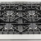 Forno Appliance Package - 48 Inch Gas Range, Range Hood, Refrigerator, Microwave Drawer, Dishwasher, Wine Cooler, AP-FFSGS6244-48-9