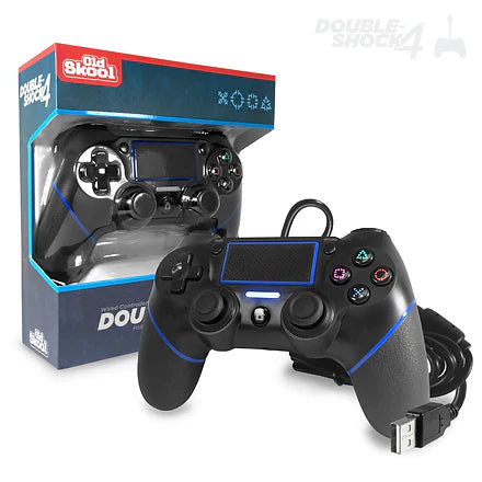 Old-Skool Double-Shock 4 Wired Controller (Playstation 4)