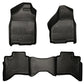 Husky Liners 03-08 Dodge Ram 1500/2500/3500 Quad Cab WeatherBeater Combo Black Floor Liners