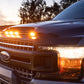 AVS 10-22 Toyota 4Runner Aeroskin Low Profile Hood Shield w/ Lights - Black
