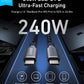 Anker Prime Charger (200W, 6 Ports, GaN)  and Anker Prime USB-C to USB-C Cable 240W