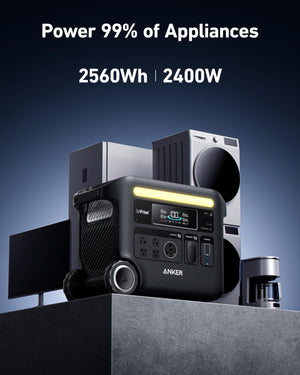 Anker SOLIX <b>F2600</b> Solar Generator + 200W Solar Panel