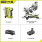 15 Amp 10 in. Sliding Compound Miter Saw and 18-Volt Cordless Airstrike ONE+ Pin Nailer Kit