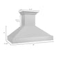 ZLINE 48 in. Kitchen Package with DuraSnow® Stainless Steel Dual Fuel Range and Convertible Vent Range Hood (2KP-RASSNRH48)