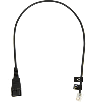 JABRA Quick Disconnect to RJ-9 Straight Cord