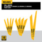 DEWALT Reciprocating Saw Blades, Bi-Metal Set with Case, 10-Piece DW4898
