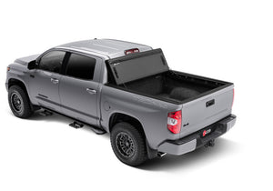 BAK BAKFlip MX4 Hard Folding Truck Bed Cover - Matte Finish - 2007-2021 Toyota Tundra 5' 6" Bed without Deck Rail System without Trail Special Edition Storage Boxes Model 448409