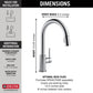 Delta TRINSIC Single Handle Pull-Down Kitchen Faucet 9159-DST