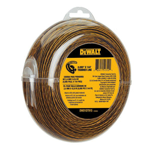 DEWALT DWO1DT915 0.095IN Trimmer LINE 144 FT, 144-Feet by 0.095-Inch, Multi