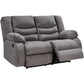 Grey Kent Reclining Loveseat