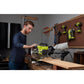10 in. Sliding Miter Saw with LED and Miter Saw Stand with Tool-Less Height Adjustment
