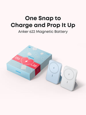 Anker Zolo Power Bank (10K, Built-In USB-C and Lightning Cable)｜Valentine's Gift Packaging