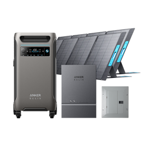 Anker SOLIX <b>F3800</b> + Smart Home Power Kit + 2× 400W Solar Panel