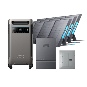 Anker SOLIX <b>F3800</b> + Smart Home Power Kit + 3× 400W Solar Panel