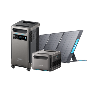 Anker SOLIX <b>F3800</b> + Expansion Battery + 400W Solar Panel