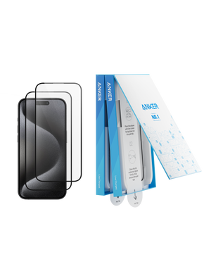 Anker Easy Fit Screen Protector  Kit  (HD, 2-Pack)