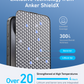 Anker Easy Fit Screen Protector Kit (ShieldX Glass, HD, 2-Pack) BOA