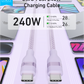 Anker USB-C to USB-C Cable (3 ft / 6 ft, 240W, Upcycled-Braided)