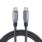 Anker Prime USB-C to USB-C Cable (240W, Upcycled-Braided)(2-Pack)