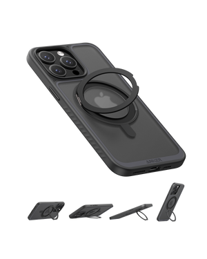Anker Magnetic Phone Case with Ring Stand (For iPhone 15 Pro)