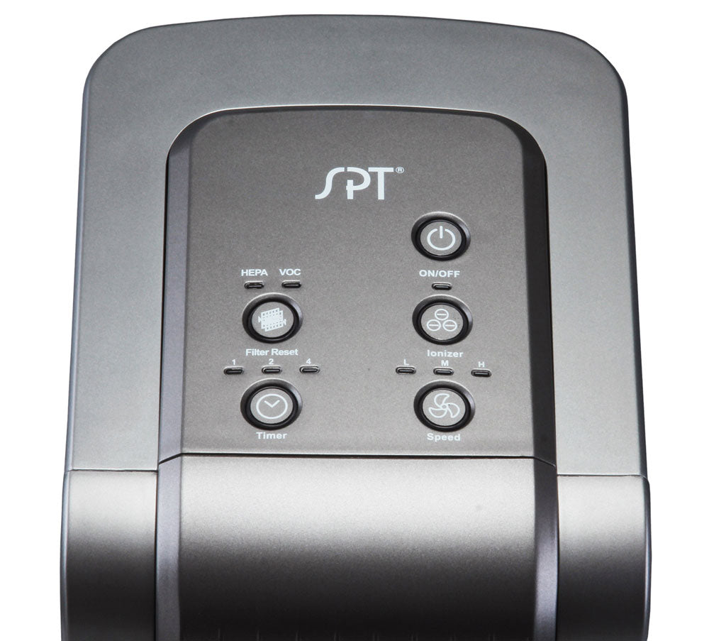 SPT - AC-2062G: Tower HEPA/VOC Air Cleaner with Ionizer