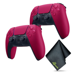 2x Sony PS5 DualSense Wireless Controller V2 2024 Model - Cosmic Red PlayStation