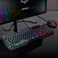 Enhance Infiltrate KL2 Membrane Gaming Keyboard – Multi-Color LED – Metal Build – Quiet Switches