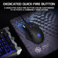 Enhance Theorem 2 MMO Gaming Mouse — 13‑Button, 4000 DPI, Black