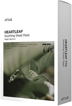 Anua Heartleaf 77% Soothing Sheet Mask Set (10 Masks)