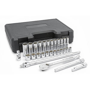 GearWrench 80692 29 Pc. 3/8" Drive 12 Point Standard & Deep Metric Mechanics Tool Set
