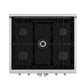 FORNO Galiano 30" 4.32 cu. ft. Freestanding Gas Range with French Door and 5 Burners, FFSGS6444-30
