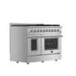FORNO Galiano 48" 6.58 cu. ft. Gas Range with 8 Italian Burners in Stainless Steel, FFSGS6244-48