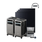 2× Anker SOLIX <b>F3800</b> + Double Power Hub + Home Backup Kit (Transfer Switch + Cable)