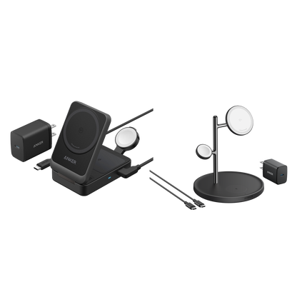 Anker MagGo Wireless Charging Station (Foldable 3-in-1) & Anker MagGo Wireless Charging Station (3-in-1 Stand)