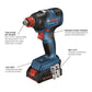 Bosch GDX18V-1800B12 18V Two-In-One 1/4" and 1/2" Bit/Socket Impact Driver/Wrench Kit with 2 Ah Standard Power Battery