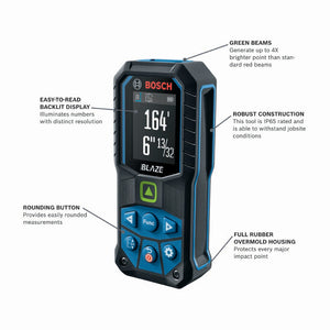 Bosch GLM165-25G Blaze 165ft LDM G