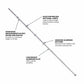 Bosch GR16 16' Aluminum Telescoping Grade Rod, Feet/Inches/8ths