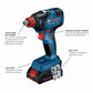 Bosch GXL18V-240B22 18V 2-Tool Combo Kit with 1/2" Hammer Drill/Driver, Two-In-One 1/4" and 1/2" Bit/Socket Impact Driver/Wrench and (2) 2 Ah Standard Power Batteries