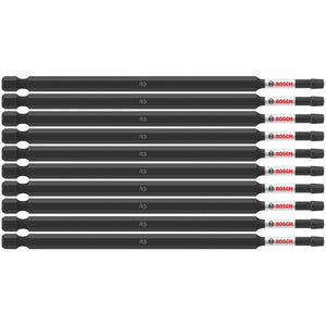 Bosch ITSQ36B 10 pc. Impact Tough 6 In. Square #3 Power Bits (Bulk Pack)