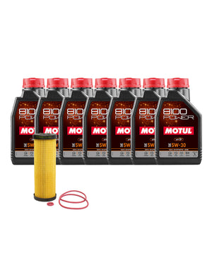 Motul 8100 Power Full Synthetic Oil Change Kit - Ford Bronco - 2.7L EcoBoost