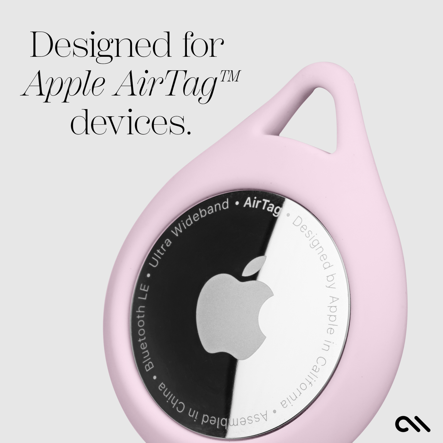Tough Sport AirTag Case (Blush) - AirTag Case