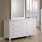Selena 6-drawer Dresser Cream White
